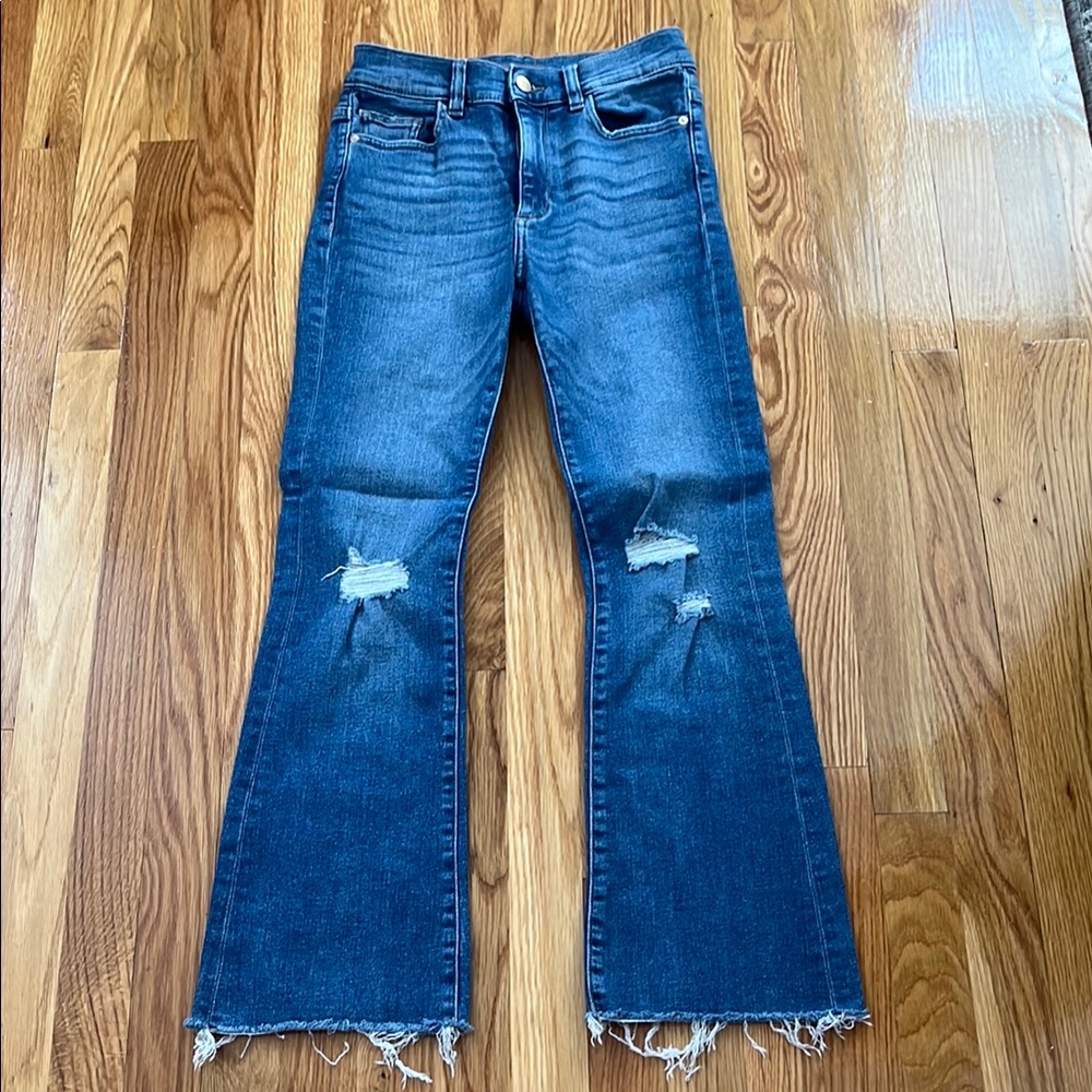 DL1961 Blue Ankle Cropped Jeans
